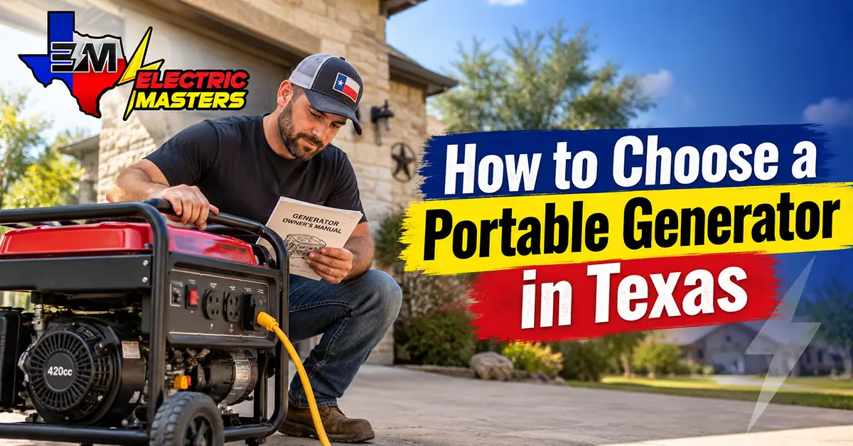 How to Choose a Portable Generator in Texas