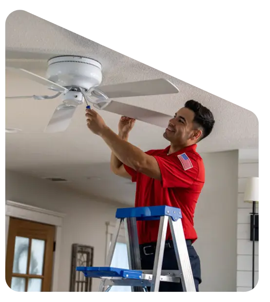 Ceiling Fan Installation Services in Texas
